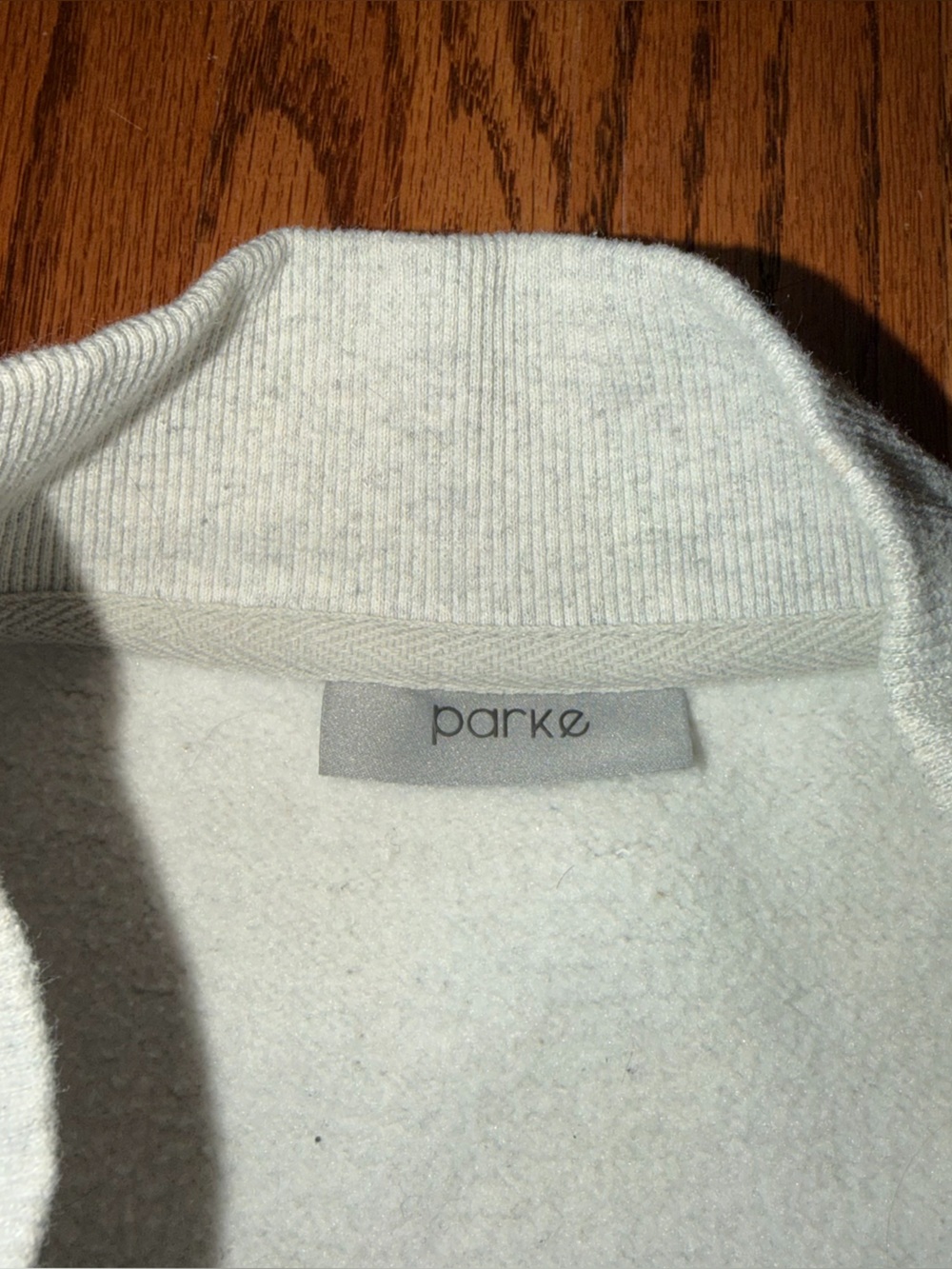 Parke Light Gray Mockneck - Picture 2 of 3